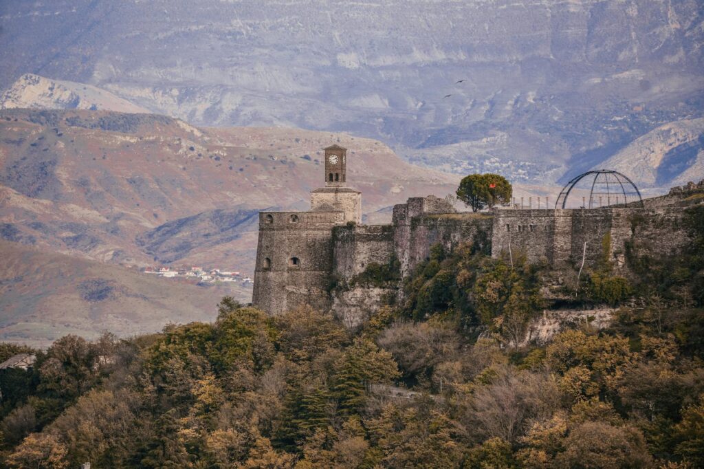 gjirokaster fortress in albania